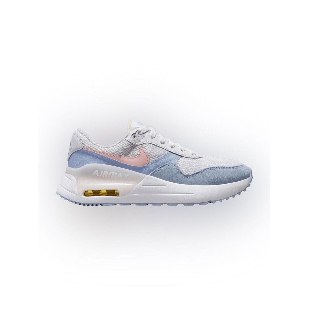 Nike Women’s White Pink Blue Air Max Systm Casual Sneakers
